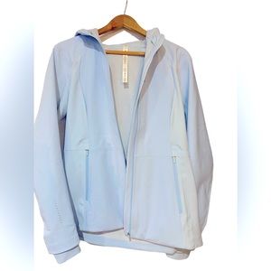 NEW Lululemon Cross Chill Jacket Baby/Powder Blue